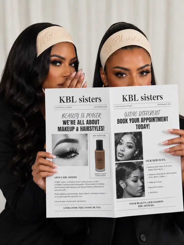 KBL et sa partenaire coiffeuse, le duo coiffure et maquillage